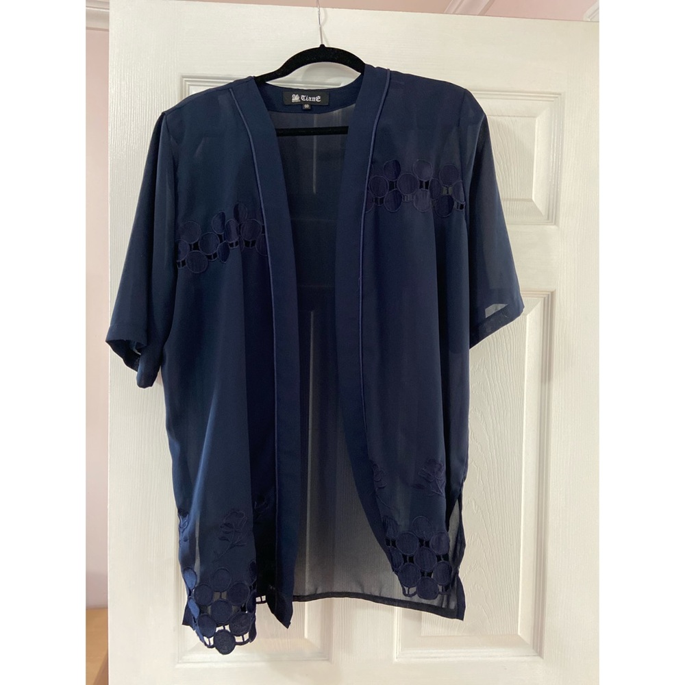 Navy Blue Blouse